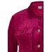 Rabe - 53-223400 Los ribfluwelen hemd in fuchsia.